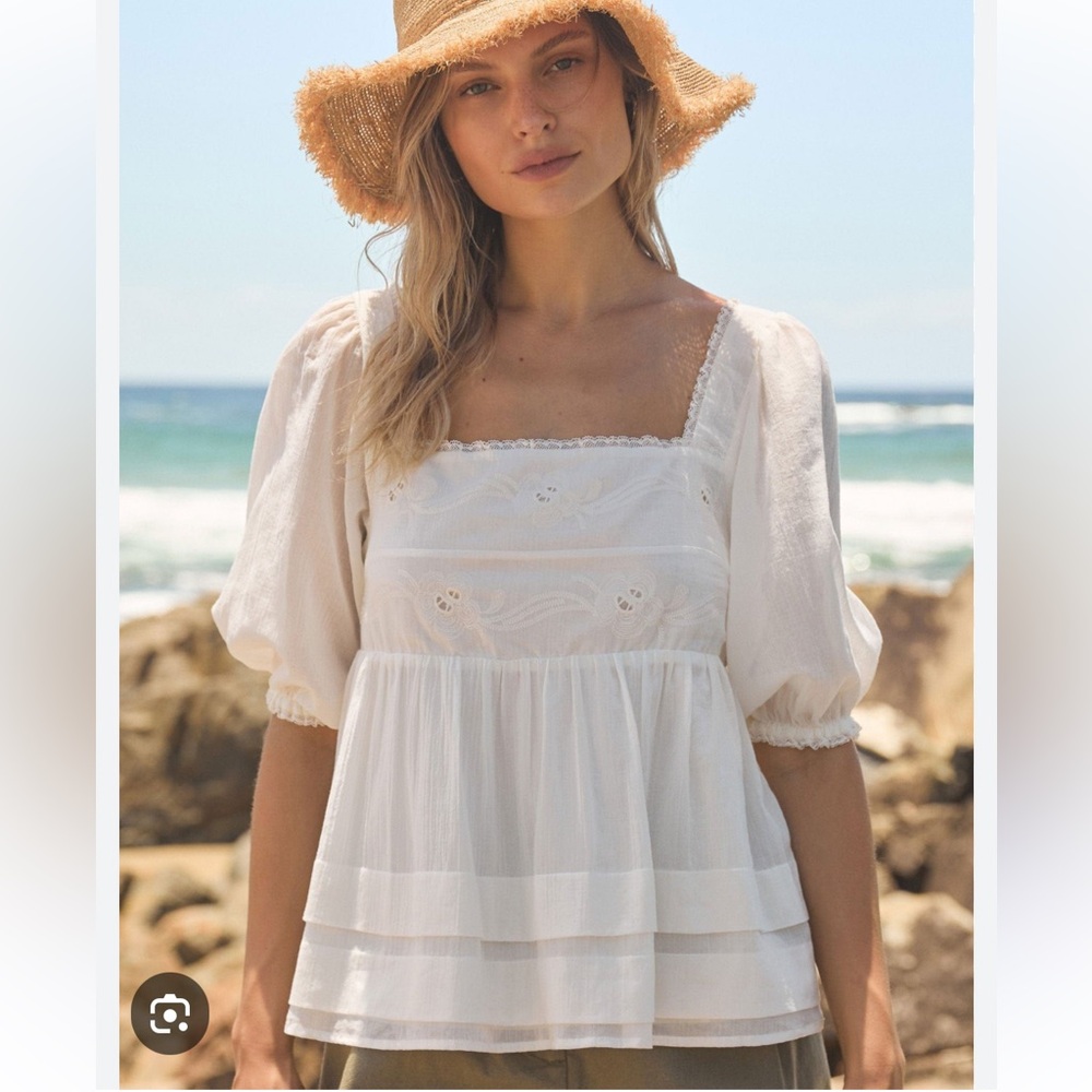 Auguste the Label Iconic Joan Blouse Organic Cotton in Size 4